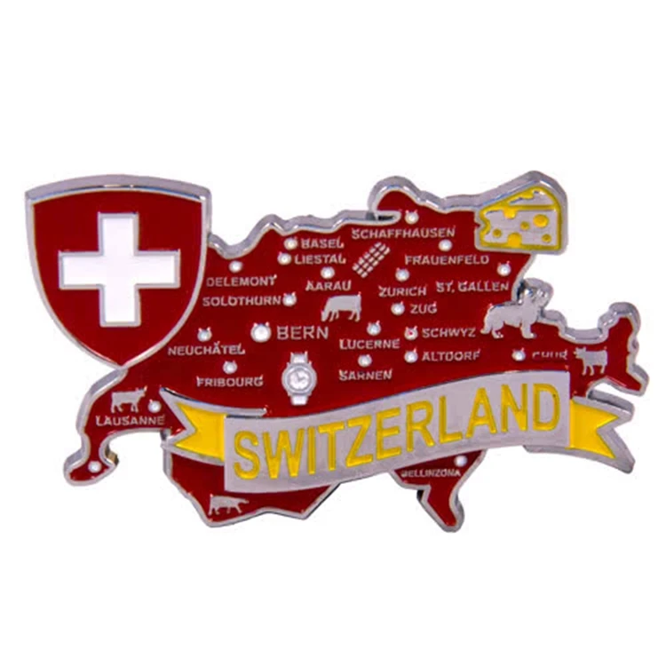 
Popular building metal 3D customized souvenir tourist new york fridge magnet 