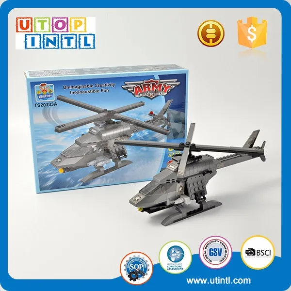 Newest DIY army base ABS plastic toys military series building block