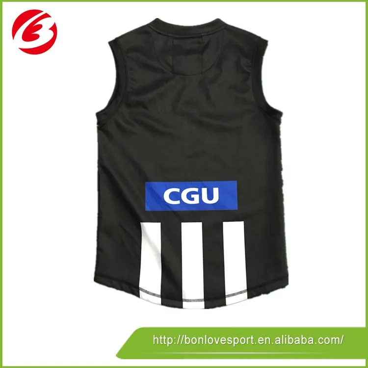 Black and white  wholesale AFL jersey_.jpg