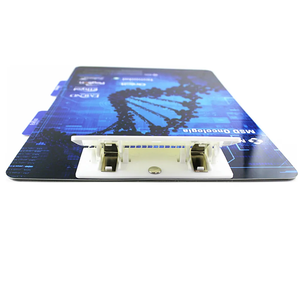 
Factory direct sale custom plastic file folder with clips 