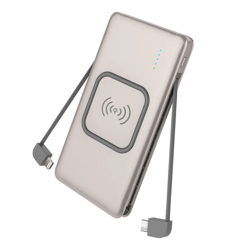 Fcc Ce Rohs Certified Wireless Qi External Phone Charger Manual For