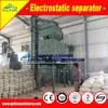 High voltage dry Mini four roll electrostatic separator for small scale conductive heavy minerals sands project