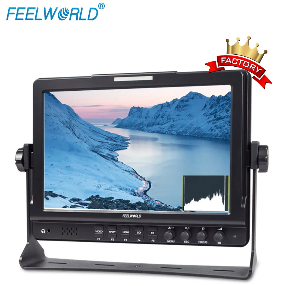 

10inch full hd dslr lcd monitor high brightness cost-effective for On-camera use with peaking focus assist