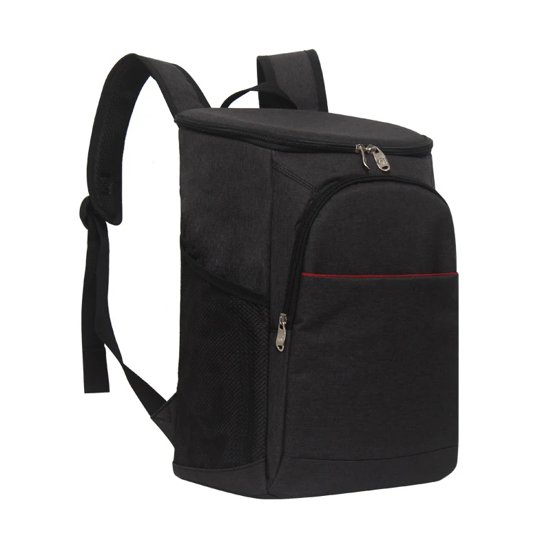 

Waterproof PEVA Lining Cooler Bag backpack Thermal Insulated Picnic Backpack, Blk, gray, can be customized