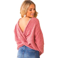 

Hot Selling Twist Back Women Sweaters