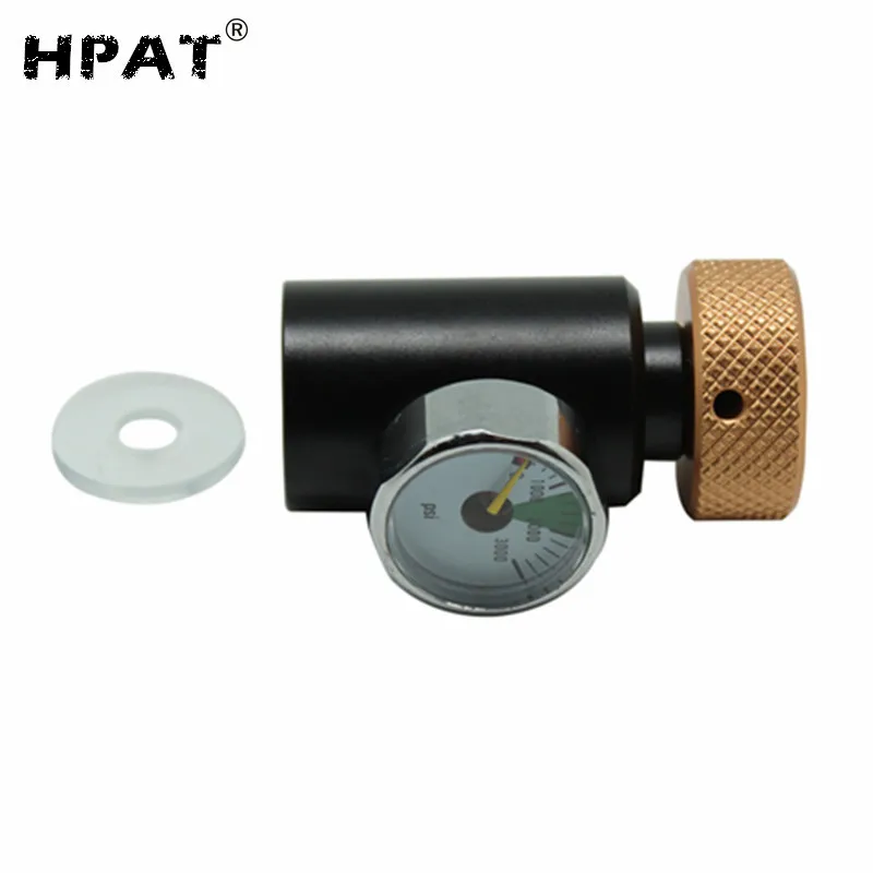 

Sparkling Water Tank Cylinder Adapter with 3000psi Gauge