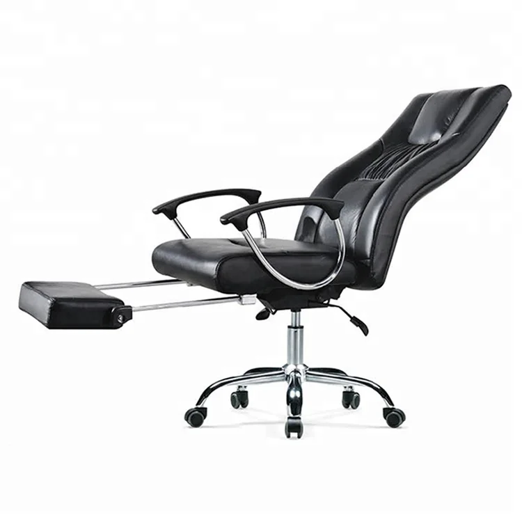 180 Degree Adjustable Executive Reclining Leather Sleeping Office Chair