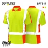 Two Tone 100% Polyester Drop Needle EN 20471 Class 2 PPE Protective Traffic Working Hi Vis Shirts European Style T-Shirt