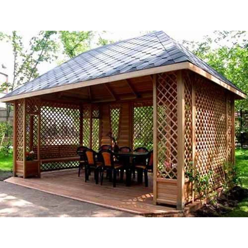 

Newest Fashion fashionable garden durable enough outdoor bar gazebo, Natural