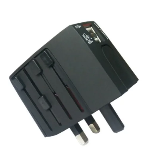 Universal international worldwide multi travel plug charger adapter 2 usb port