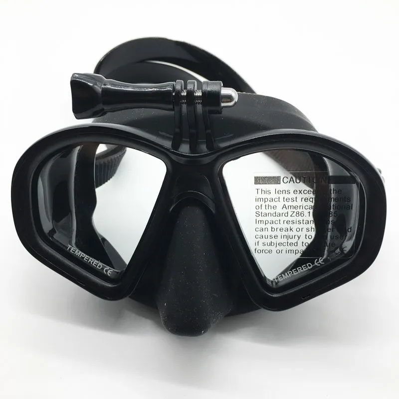 Dive Mask with camera Mount for