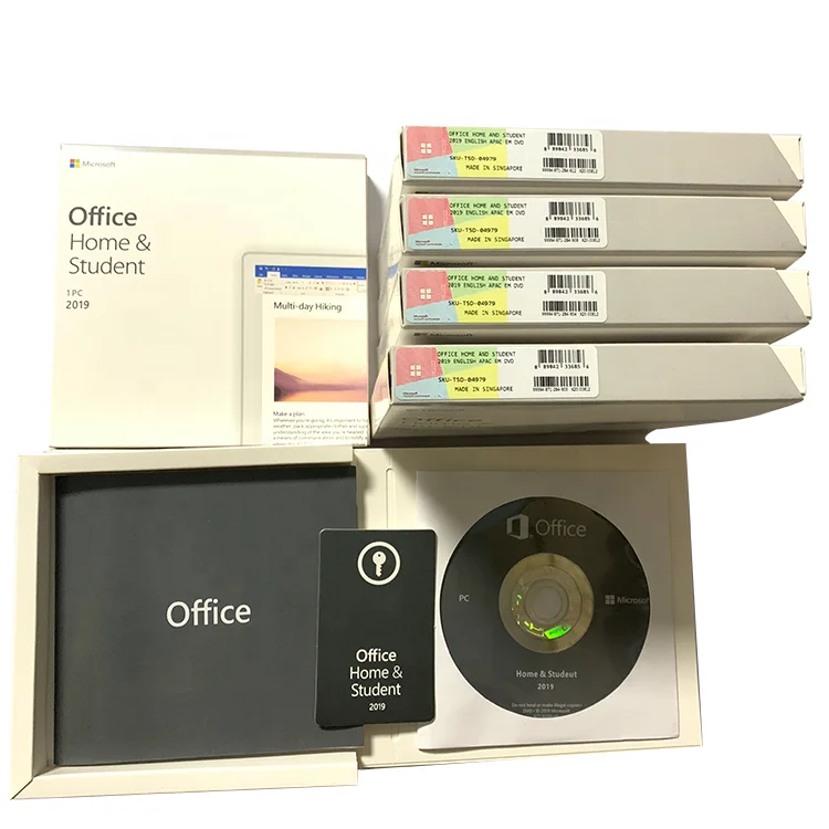 

Hot sale 100% Original Useful Microsoft Office 2019 home and student Retail Package with DVD Wholesale office 2019 hs download