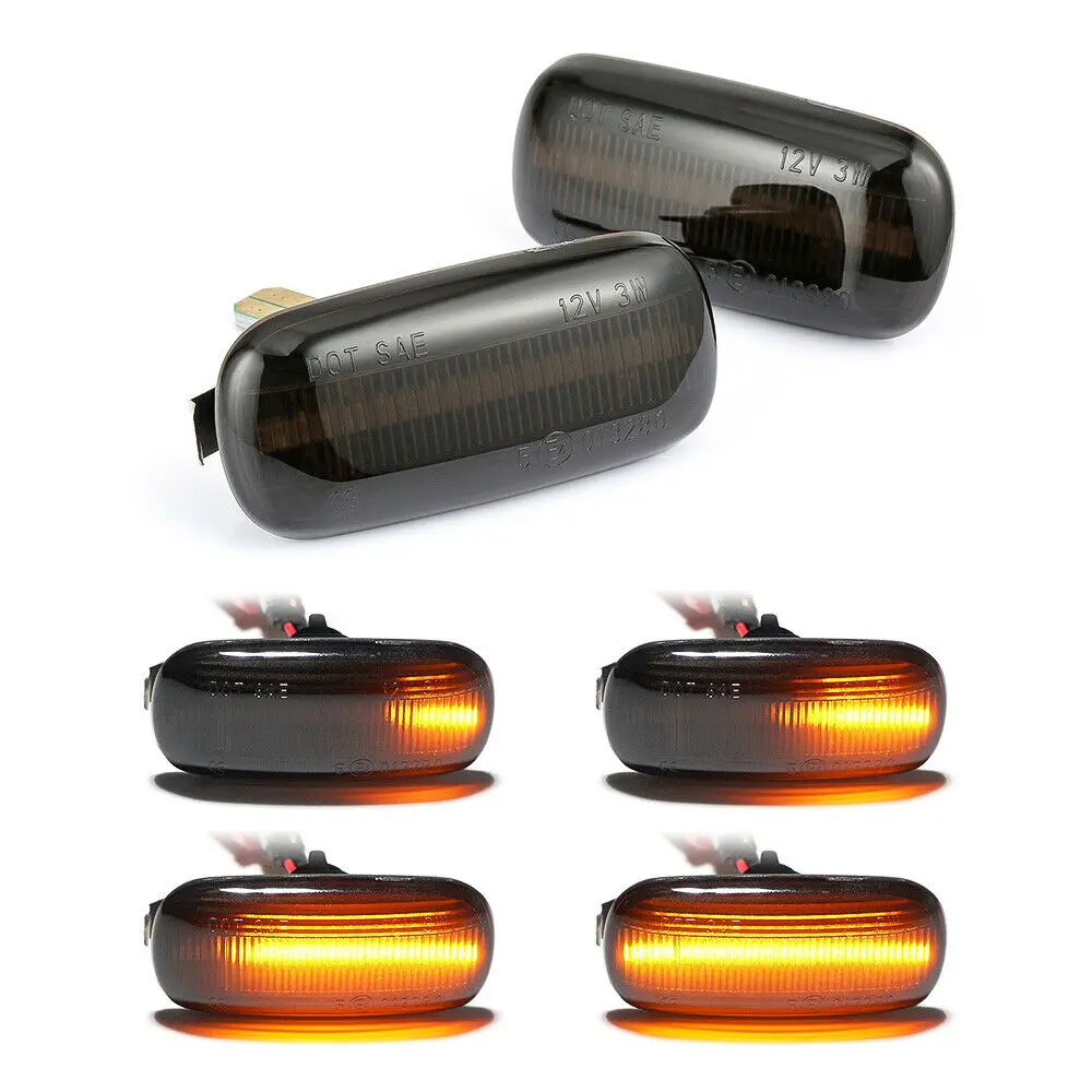 2 Luces Led Dinámicas Ámbar For Intermitentes Laterales, | Meses Sin Interés