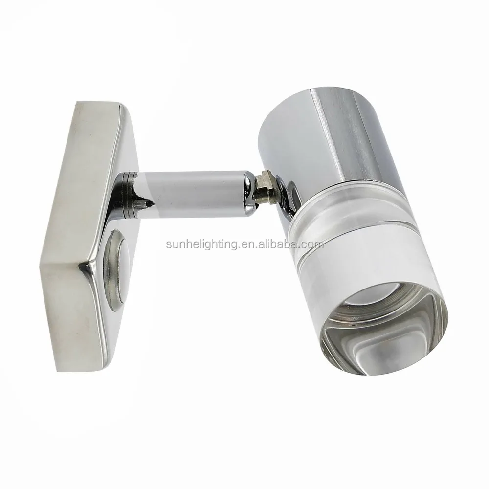 
12 volt the crystal head LED Touch dimming spotlights suitable for Camper Caravan indoor LED lighting 