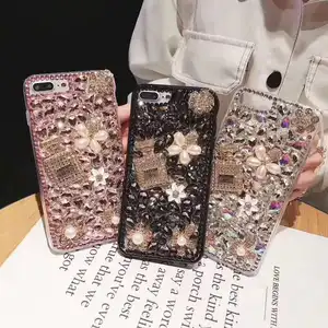 3D Handmade Crystal Clear Bling Full Diamonds Colorful Shiny Rhinestone Mobile Phone Case For Iphone X XS/XR/XS MAX Case