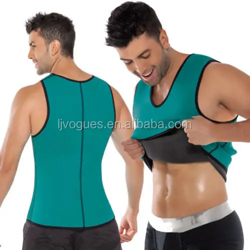 

Customized Service Top Quality Hip Up Neoprene vest Men's body shaper slimming vest for men neoprene material, Blue/gray/black/shing green/orange