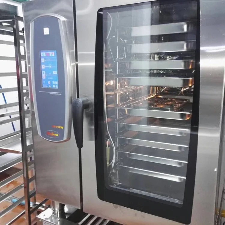 
Bakery machine gas combi oven 6 trays combi steamer series 