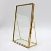 4"/5"/6"/7"/8"/A4 Gold Brass picture frame Mid Century modern frames hold acrylic frame