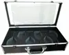 portable aluminum case,wine glasses carrying case for gift