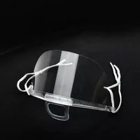 

Disposable Transparent Anti-fog Dust Face Mask Mouth Mask Sanitary Clear Plastic Mouth Mask for Semi Permanent Makeup