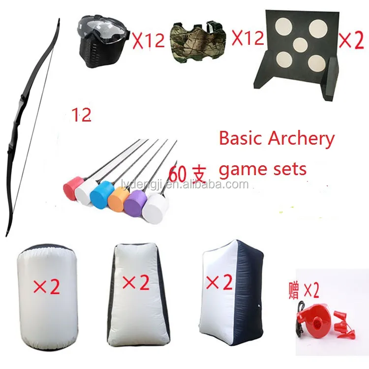 Malaysia Archery Tag Equipment 24 Player Kit Buy Training Competitive
