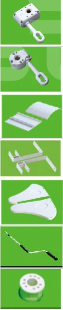 Support tube  for awning components
