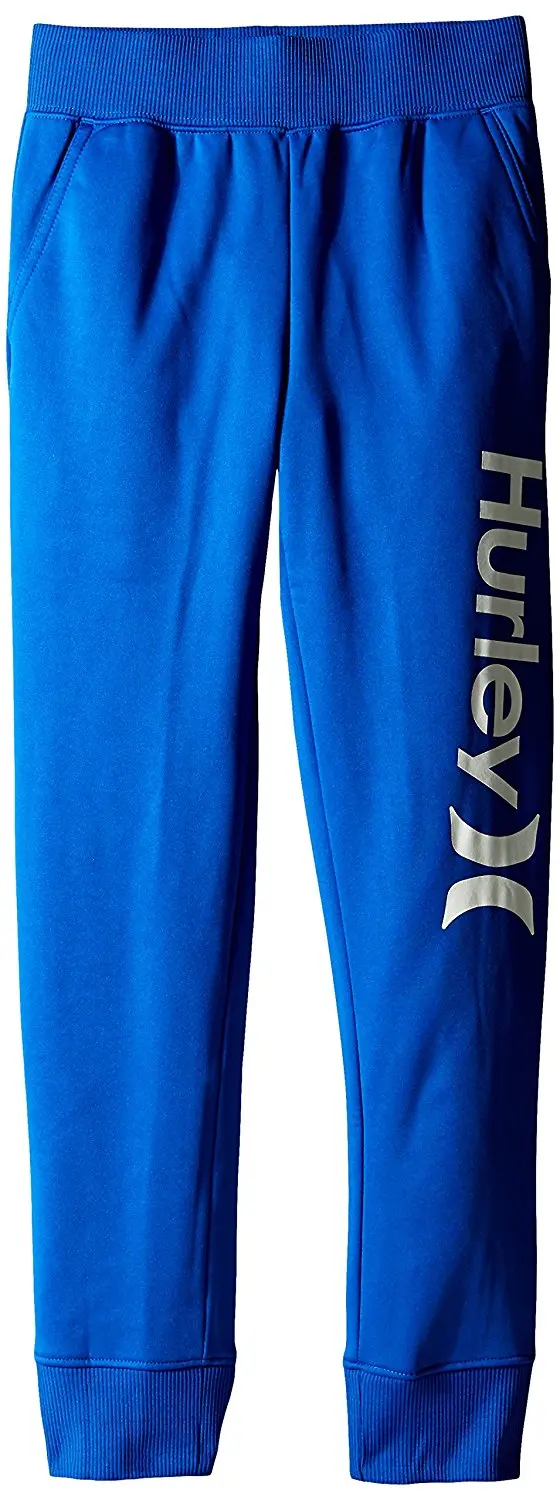 Hurley Infant Toddler Boy's 18M Blue Logo Sweatpants Bottoms Pants Core Joggers 