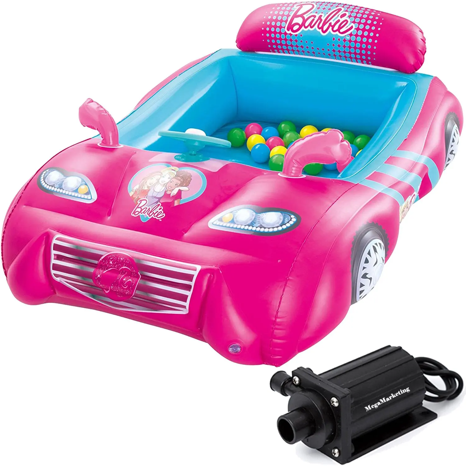 barbie car ball pit