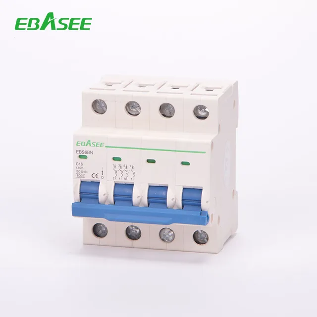81 mm 3 p/ôles 80A 100A 125A MCB 10KA Disjoncteur miniature Courbe C /à haute capacit/é de coupure TOM10-3P/_100A