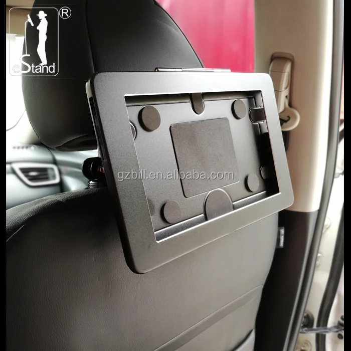 

eStand BR24002R android 10.1 tablet pc car headrest mount keylock holder media advertising