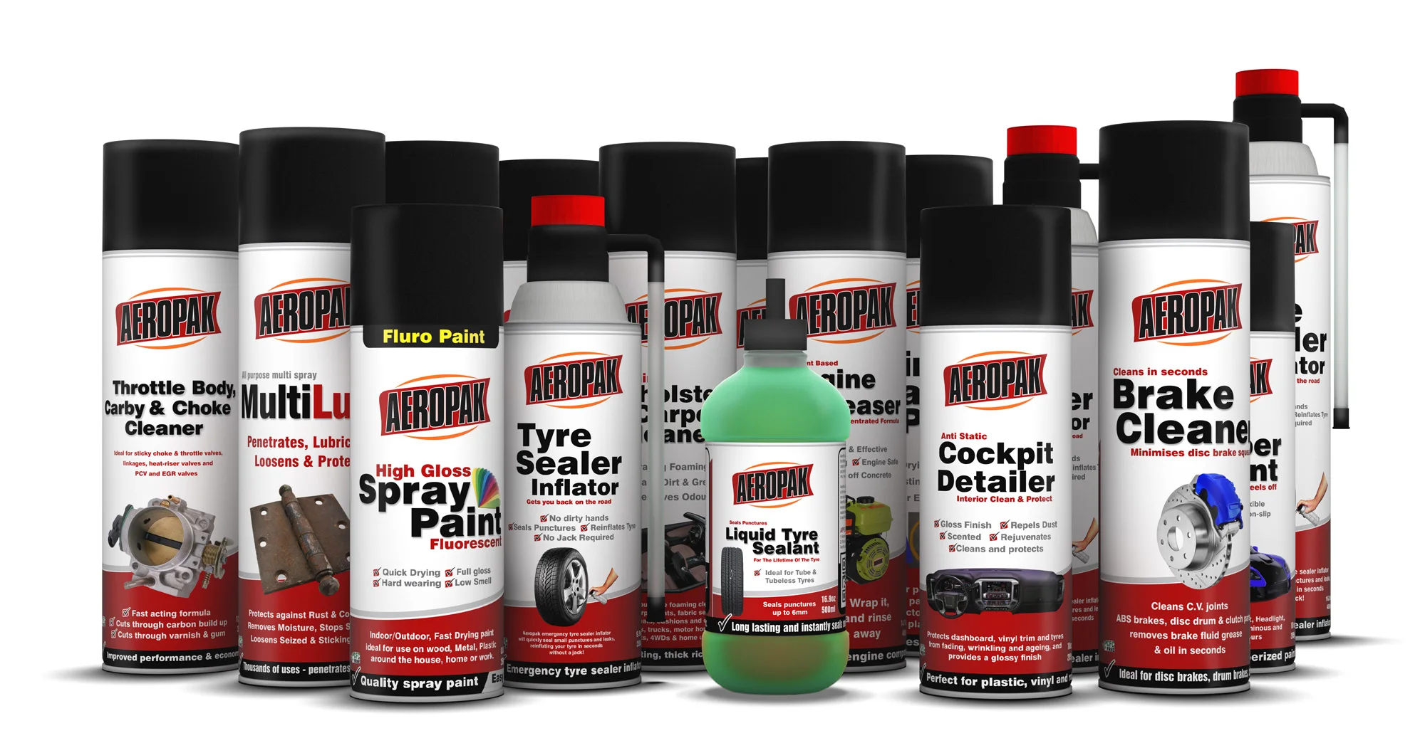 AEROPAK Chain Lubricant Spray Chain Lube for Bike, Motorcycle and Car Care