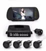 Car Reversing kit- 7 Inch TFT LCD Rearview Mirror Monitor Backup Camera 4 Parking Sensors Alarm