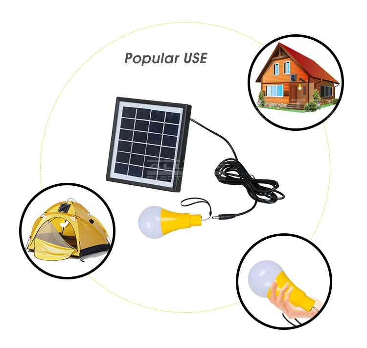 High quality CE ROHS usb rechargeable outdoor 5w led solar garden bulb light