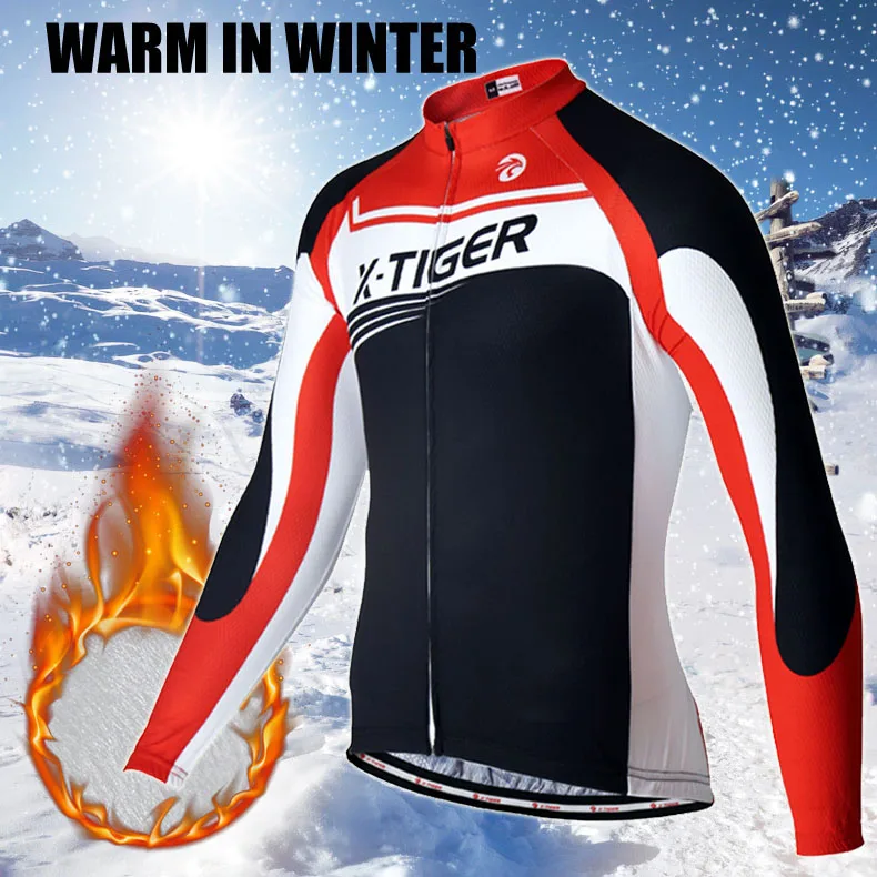 juego invierno Conjunto de Jersey térmico de vellón para Ciclismo 