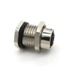 M12 5 Position Female Straight Panel Mount Circular A Coding Connector