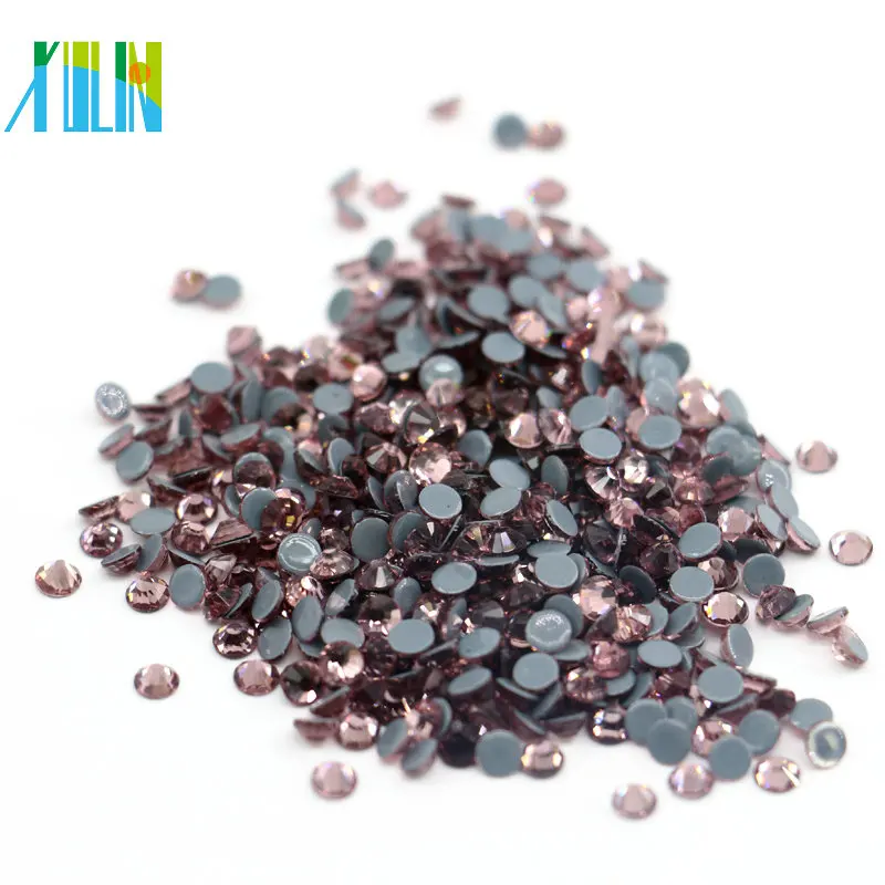 

Best Selling Stick On Rhinestones High Copy Austria Hotfix Rhinestone In Bulk , SA-212-Lt.Amethyst