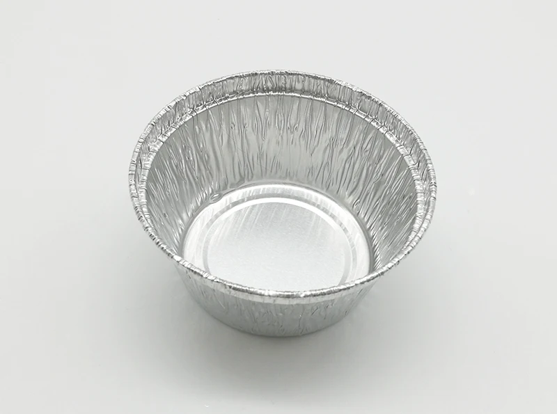100ml Disposable Mini Aluminum Foil Baking Cups Round
