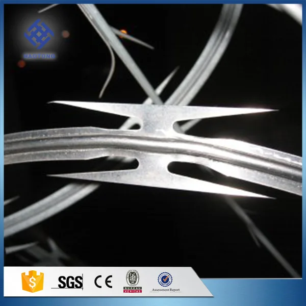 
Wholesale Concertina Razor Barbed Wire Price/Hot Dipped Galvanized Razor Wire 