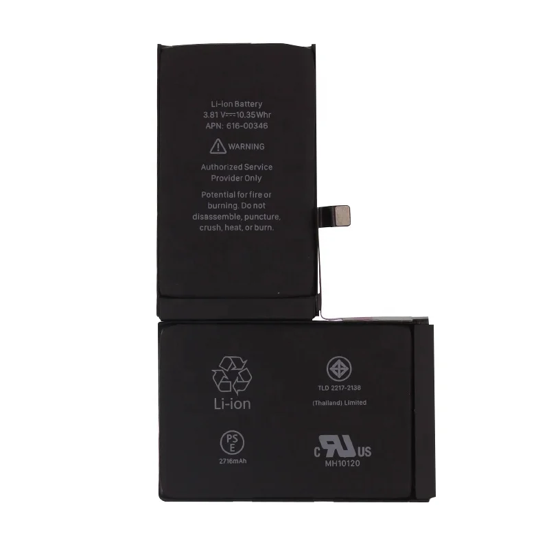 

OEM TOP QUALITY REAL CAPACITY BATTERY REPLACEMENT FOR IPHONE X BATTERY EXW