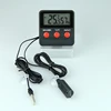 Digital Water Aquarium Fish Tank Thermometer Temperature Humidity Meter with Dual Probes and Suction Cup in ABS Material