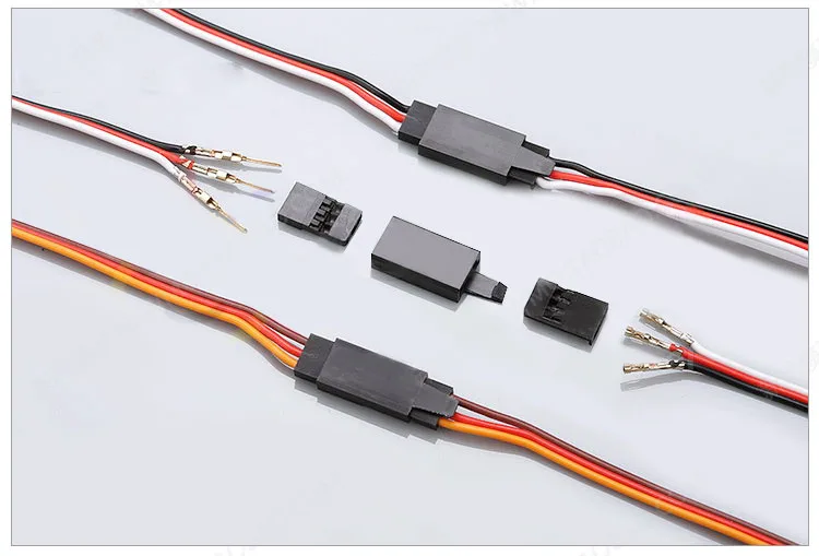5pcs JST to JR FUTABA Servo Adapter Charge Cable For RC Battery 