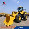 New construction machine heavy equipment L968F wheel loader price 6 ton operating weight