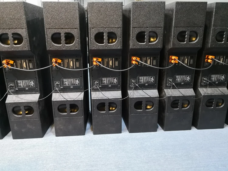 
4 way active double 12 inch line array speakers system 