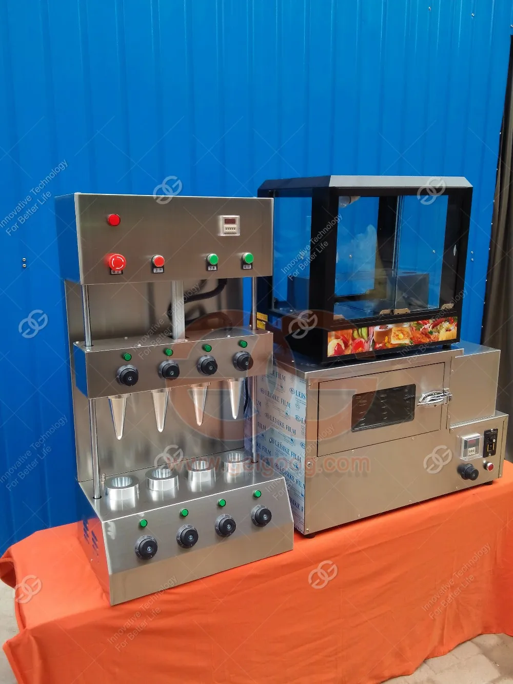 Wholesale Factory Price Cono Pizza Maker Baking Oven Machine Kono Cone