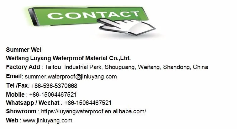  Polyethylene Polypropylene Compound Waterproof Membrane for Bathroom Wall and Swimming Pool Floor