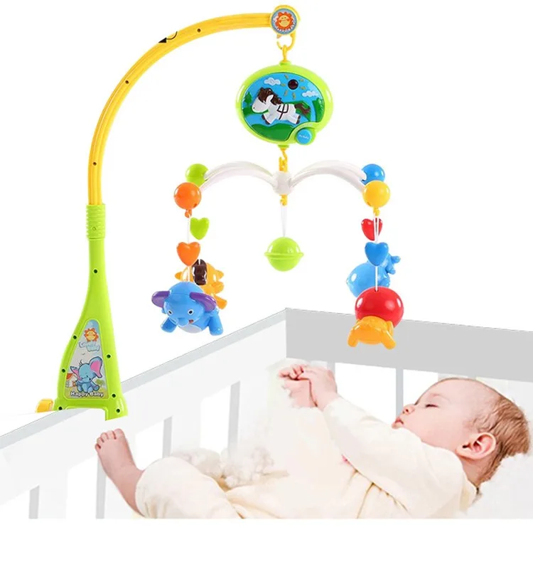 2 In 1 Rotated Electric Baby Mobile Music Box - Buy Baby Mobile Music ...