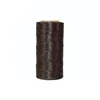 1.2mm 100% polyester 300D braided flat waxed thread for hand knitting leather bags