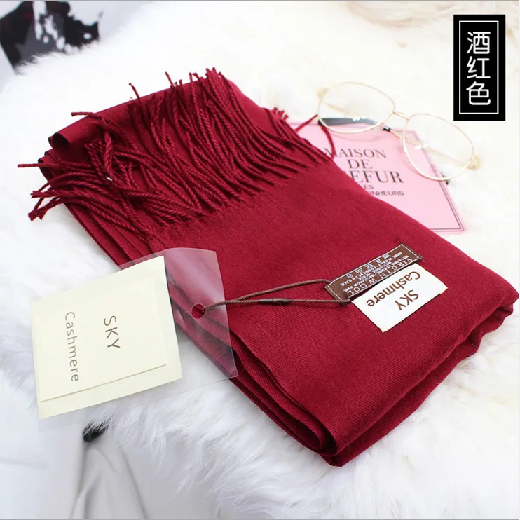 

women scarf cashmere wholesale in various colors popular top selling napping cashmere scarf, 20 various colors available