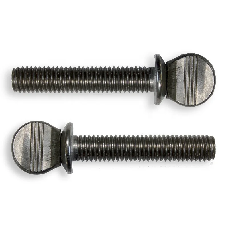 
OEM captive chrome spade head knurled decorative stainless/brass anodized m2/m3/m8 thumb screws for wood 