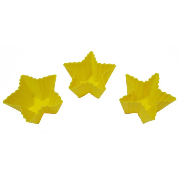 
Set of 6pcs silicon heart cupcake cups 